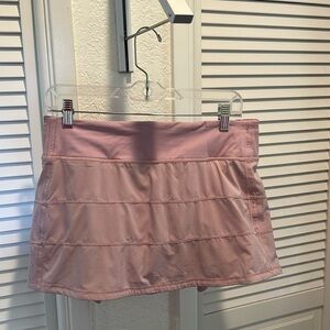 lululemon 13” light pink skirt size 8
